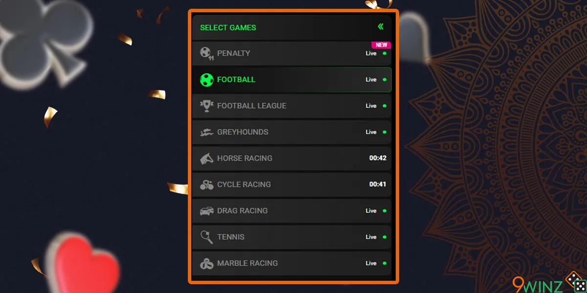 Choose a Sport