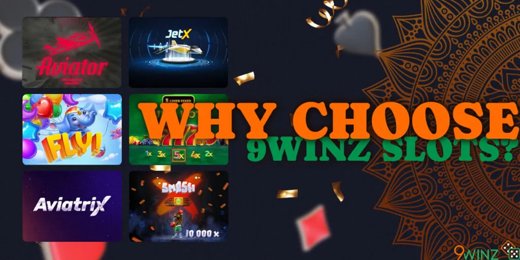 Benefits of the slots section at 9winz 